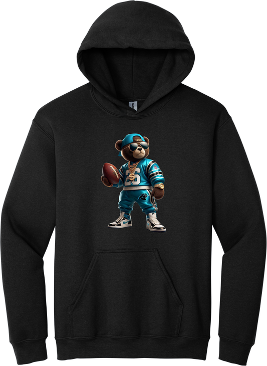 Big Flex Bear Hoodie panthers